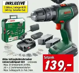 Bauhaus Akku-Schlagbohrschrauber Universalimpact 18V Angebot