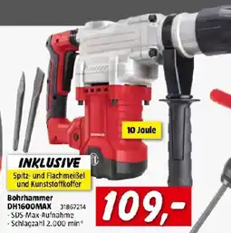 Bauhaus Bohrhammer DH1600MAX Angebot