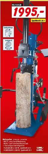 Bauhaus Holzspalter Angebot