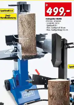 Bauhaus Holzspalter HL810 Angebot
