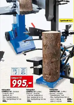 Bauhaus Holzspalter COMPACT 15T Angebot