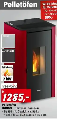 Bauhaus Pelletofen INDIGO Angebot