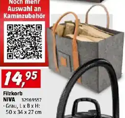 Bauhaus Filzkorb NIVA Angebot