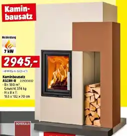 Bauhaus Kaminbausatz ASCIM-II Angebot