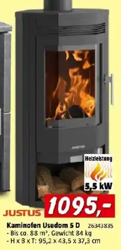 Bauhaus Kaminofen Usedom 5 D Angebot