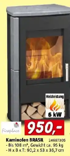 Bauhaus Kaminofen BRASIL Angebot