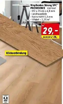 Bauhaus Vinylboden Strong SPC Providence Angebot