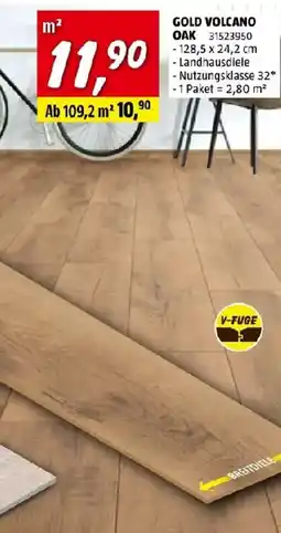 Bauhaus Gold Volcano Oak Angebot