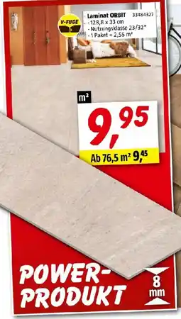 Bauhaus Laminat ORBIT Angebot