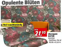 Bauhaus Vliestapete BLÜTEN Angebot