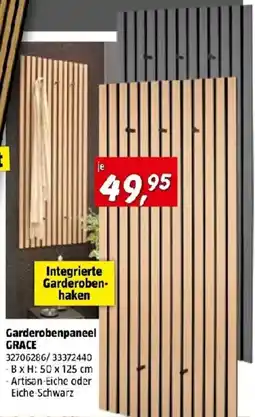 Bauhaus Garderobenpaneel GRACE Angebot