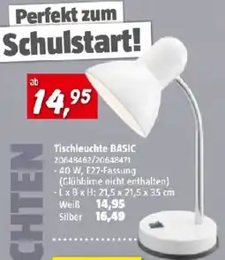 Bauhaus Tischleuchte BASIC Angebot
