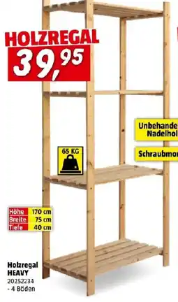 Bauhaus Holzregal HEAVY Angebot