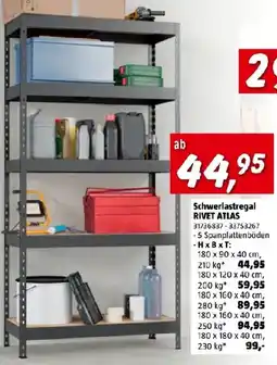 Bauhaus Schwerlastregal RIVET ATLAS Angebot