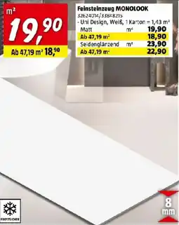 Bauhaus Feinsteinzeug MONOLOOK Angebot
