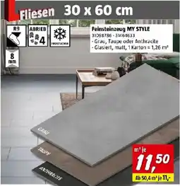 Bauhaus Feinsteinzeug MY STYLE Angebot