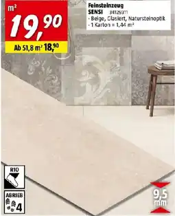 Bauhaus Feinsteinzeug SENSİ Angebot