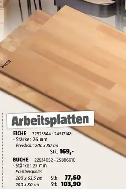 Bauhaus Arbeitsplatten Angebot