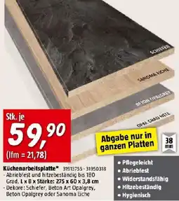 Bauhaus Küchenarbeitsplatte Angebot