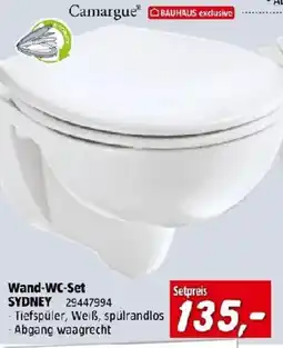 Bauhaus Camargue Wand-WC-Set SYDNEY Angebot