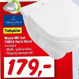 Bauhaus Villeroy & Boch TARGA Twist Flush Angebot