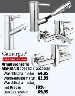 Bauhaus Camargue Armaturenserie MERIDA II Angebot
