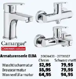 Bauhaus Camargue Armaturenserie ELBA Angebot