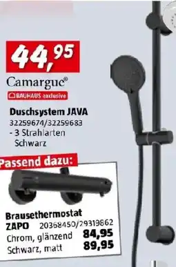 Bauhaus Camargue Duschsystem JAVA Angebot