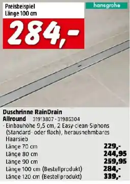 Bauhaus Duschrinne RainDrain Allround Angebot