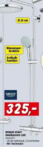 Bauhaus GROHE VITALIO START Duschsystem 250 Angebot