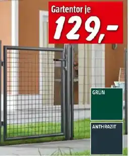 Bauhaus Gartentor Angebot