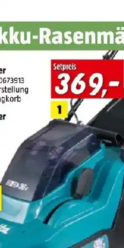 Bauhaus Akku-Rasenmäher Angebot