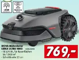 Bauhaus MOVA Mähroboter LIDAX ULTRA 1000 Angebot