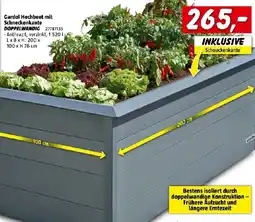 Bauhaus Gardol Hochbeet mit Schneckenkante Angebot