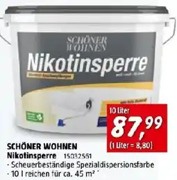 Bauhaus Schöner Wohnen Nikotinsperre Angebot