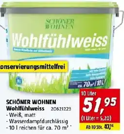 Bauhaus Schöner Wohnen Wohlfühlweiss Angebot