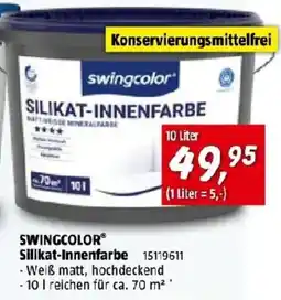 Bauhaus Swingcolor Silikat-Innenfarbe Angebot