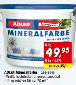 Bauhaus ADLER Mineralfarbe Angebot