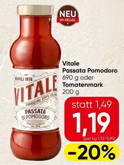 Spar Vitale Passata Pomodoro Angebot