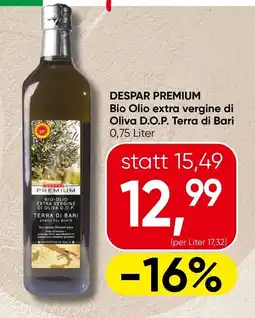 Spar Despar Premium Bio Olio extra vergine di Oliva D.O.P. Terra di Bari Angebot