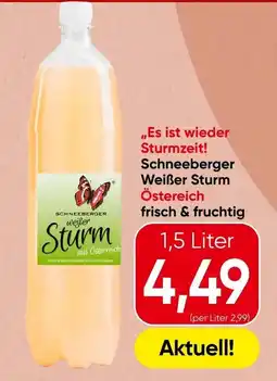 Spar Schneebberger Weißer Sturm Angebot