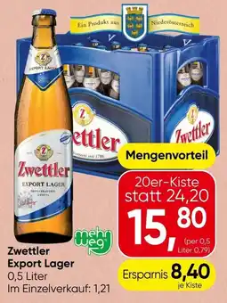 Spar Zwettler Export Lager Angebot