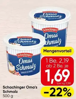 Spar Schachinger Oma's Schmalz Angebot