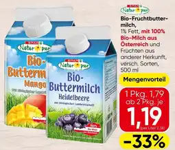 Spar Bio-Buttermilch Heidelbeere Angebot