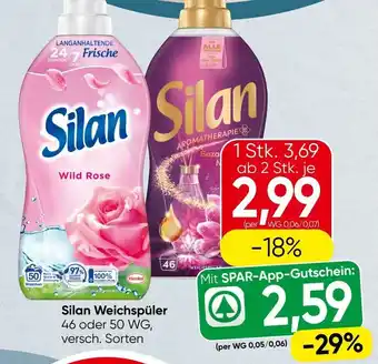 Spar Silan Weichspüler Angebot