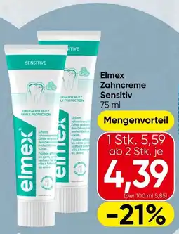 Spar Elmex Zahncreme Sensitiv Angebot