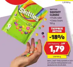 Hofer Skittles Squishy Cloudz Angebot