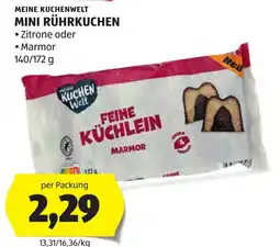 Hofer Meine Kuchenwelt Mini Rührkuchen Marmor Angebot