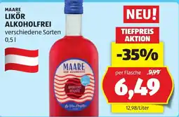 Hofer Maare Likör Alkoholfrei Angebot