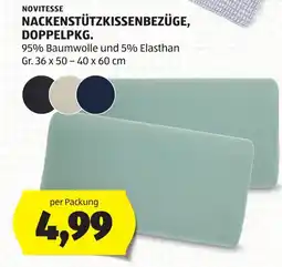 Hofer Novitesse Nackenstützkissenbezüge Angebot